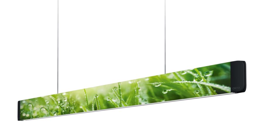 LED Pendelleuchte ONYXX LINEA PRO mit Stylecover Dibond