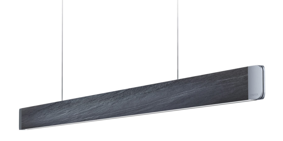 LED Pendelleuchte ONYXX LINEA PRO mit Stylecover Naturstein